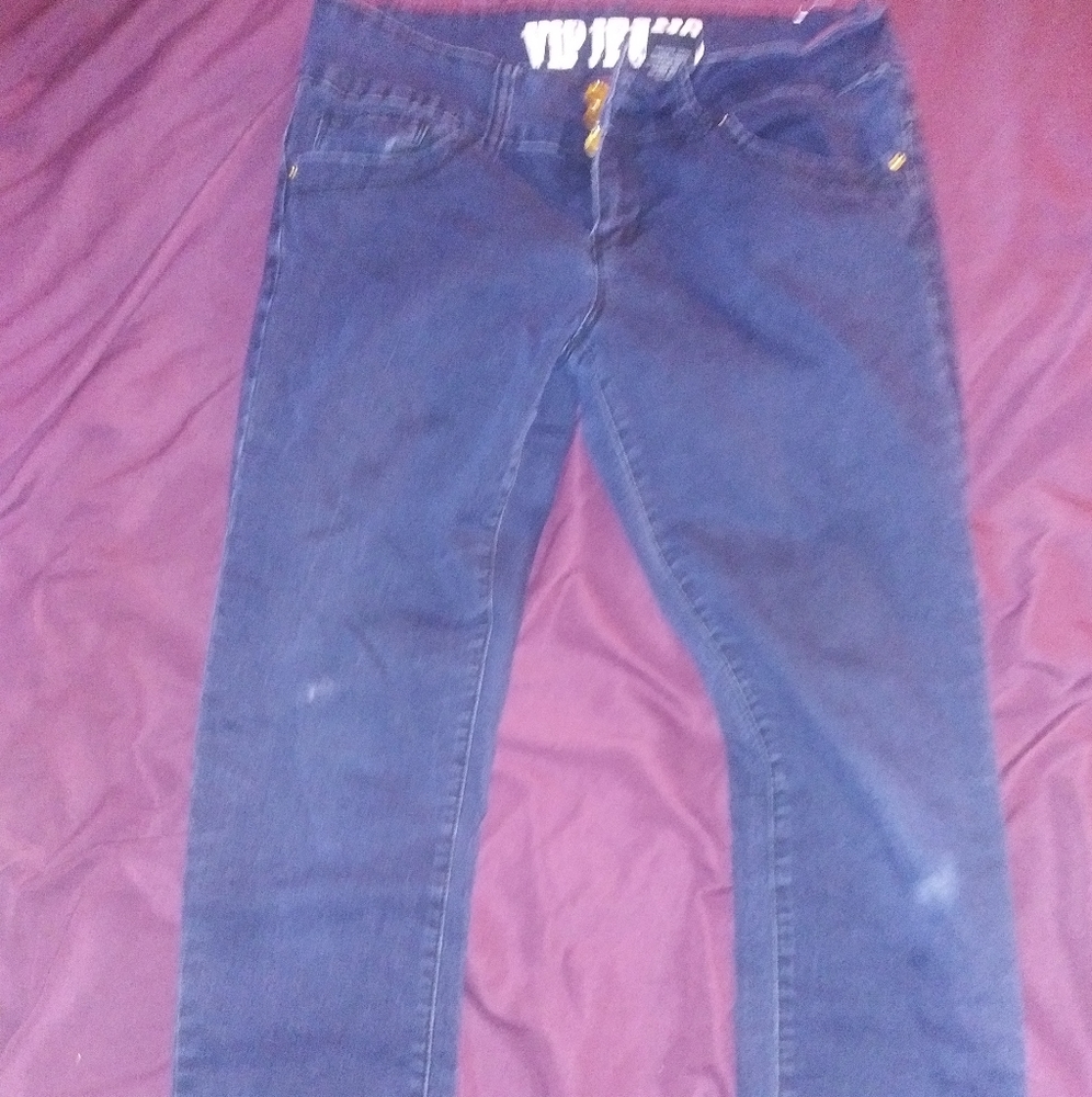 Dark blue jeans